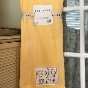 Rae Dunn plush throw